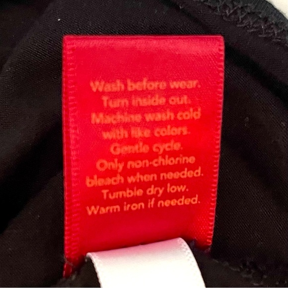 Jennifer Lopez Cold Shoulder Short Sleeve Blouse | Gold Grommets | Black | - Picture 6 of 7